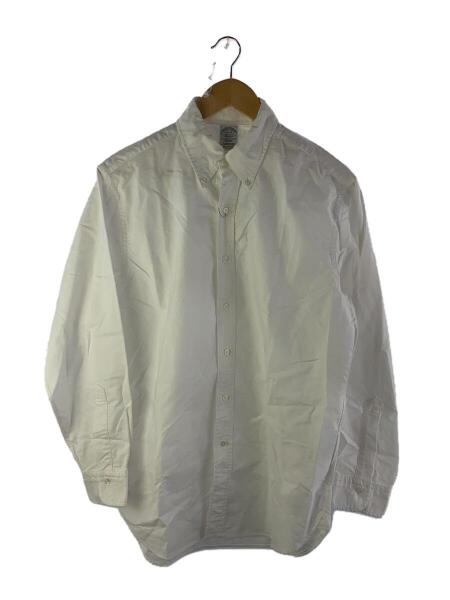 BROOKS BROTHERS◆長袖シャツ/-/コットン/WHT BROOKS BROTHERS(ブルックスブラザーズ) &frasl; 長袖シャツ&frasl;16&frasl;コットン&frasl;WHT