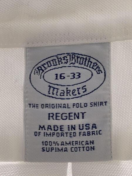 BROOKS BROTHERS◆長袖シャツ/-/コットン/WHT BROOKS BROTHERS(ブルックスブラザーズ) &frasl; 長袖シャツ&frasl;16&frasl;コットン&frasl;WHT