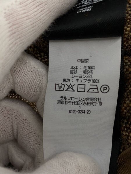 RRL(ダブルアールエル) / オールインワン/--/ウール/BRW/無地 | 古着の