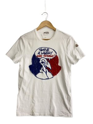 MONCLER モンクレール Tシャツ I10918C00064 8390T MONCLER(モンクレール) / Tシャツ/XL/コットン/WHT/I10918C00064 8390T