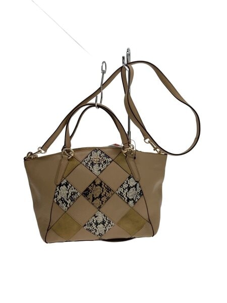 COACH(コーチ) / バッグ/レザー/BEG | 中古品の販売・通販ならセカンド