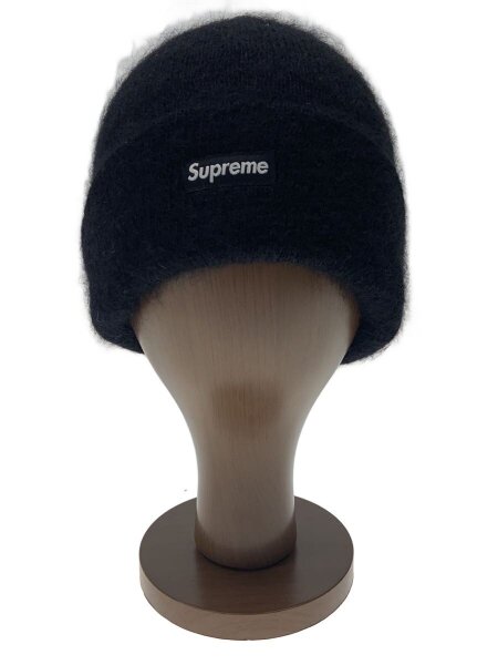 おちゅし！Supremeビーニーブラック25FW おちゅし！Supremeビーニー