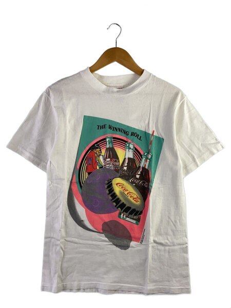 Coca・Cola(コカコーラ) / 90s/USA製/Tシャツ/M/コットン/WHT/プリント 