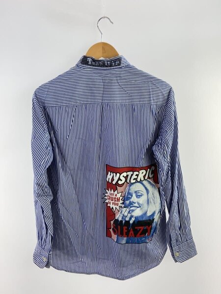 HYSTERIC GLAMOUR(ヒステリックグラマー) / 長袖シャツ/M/コットン/BLU 