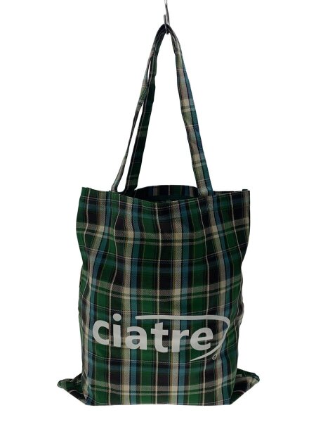 ciatre(シアター) / トートバッグ/--/GRN/チェック | 中古品の販売 