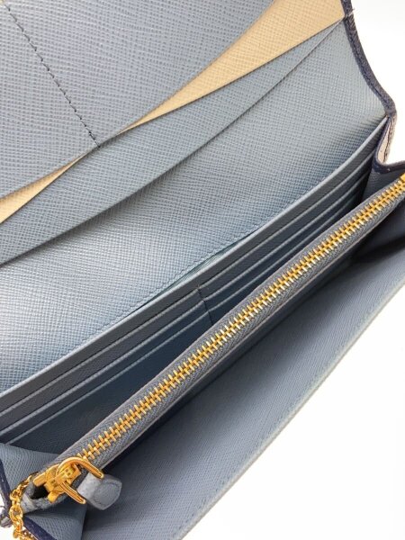 PRADA(プラダ) / 長サイフ/牛革/NVY/無地/レディース | 中古品の販売 