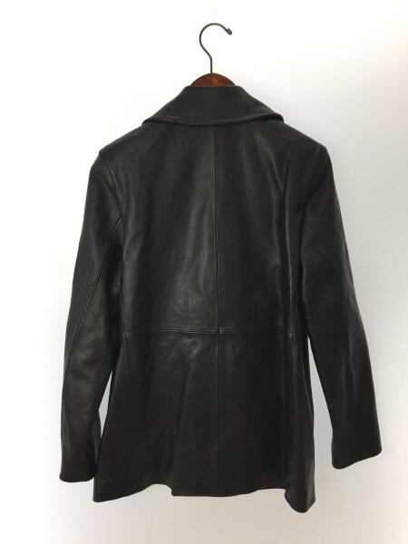 SAINT LAURENT(サンローラン) / 2018/ピーコート/48/牛革/BLK/C73Y 
