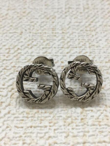 GUCCI(グッチ) / ピアス/SV925/SLV/レディース/インターロッキング/GG 