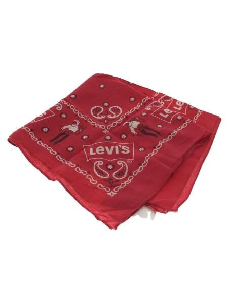 ◆A◆入手困難『Levi'sバンダナ』 新品 1990年代物 希少品 日本製品 Levi's(リーバイス) / 服飾雑貨/コットン/RED/総柄/メンズ