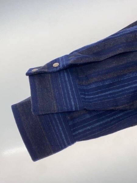 PENDLETON(ペンドルトン) / 長袖シャツ/L/ウール/NVY/ストライプ