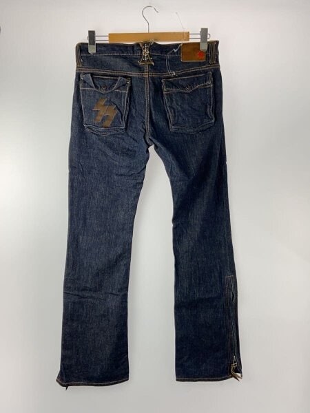 SKULL FLIGHT / ブーツカットパンツ/33/コットン/IDG SKULL FLIGHT(スカルフライト) / ブーツカットパンツ/33/コットン/IDG