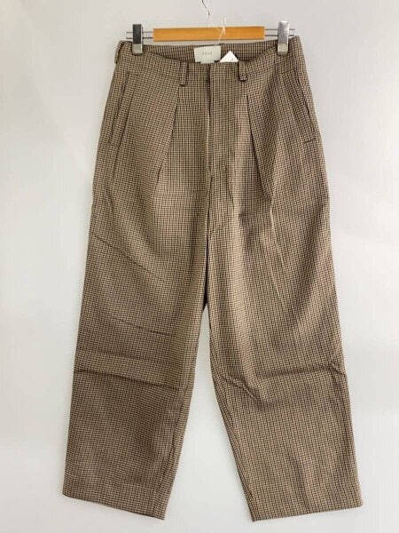 YOKE(ヨーク) / FIVE COLORS PLAID WOOL 1TUCK WIDE TROUSERS/M/ウール
