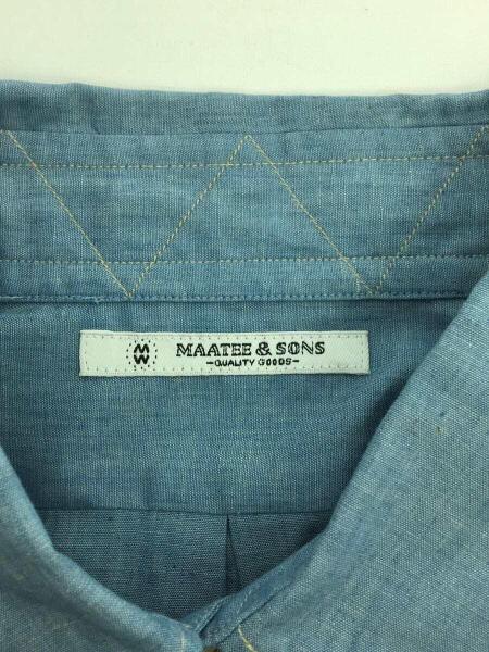 MAATEE&SONS シャンブレーシャツ サイズ3 MAATEE & SONS 黒シャンブレーシャツ サイズ3 ダークグレー