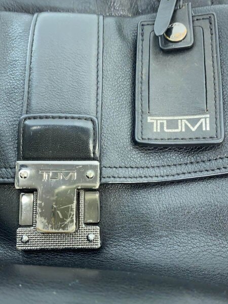 TUMI(トゥミ) / ブリーフケース/ビジネスバッグ/レザー/BLK/無地