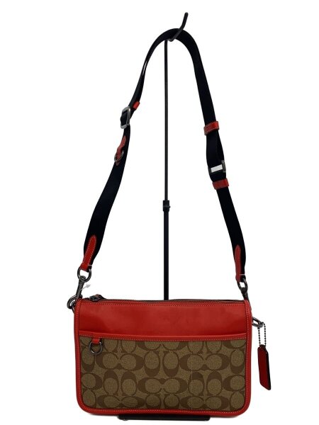 COACH(コーチ) / ショルダーバッグ/レザー/レッド/総柄/C2277-C8141 