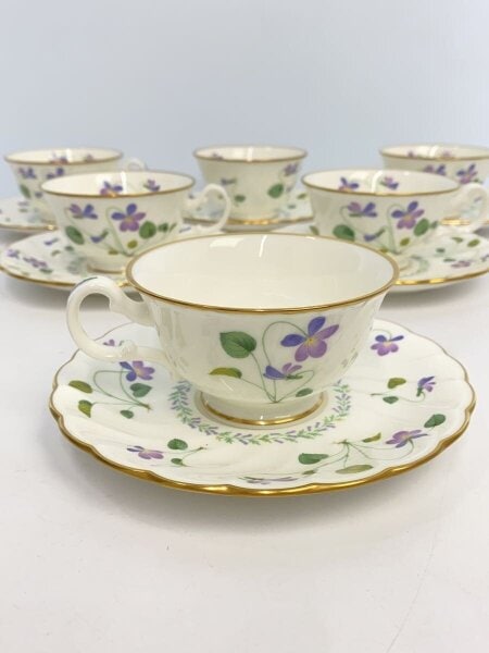 Noritake ノリタケ ボーンチャイナ カップ＆ソーサー 6客セット 【公式
