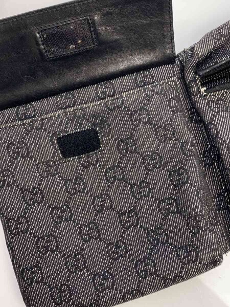GUCCI(グッチ) / ウエストバッグ_GGキャンバス/キャンバス/ブラック/総