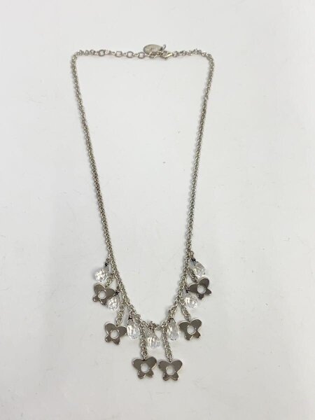 m】美品 希少 Folli Follie フォリフォリ ロングネックレス 花 