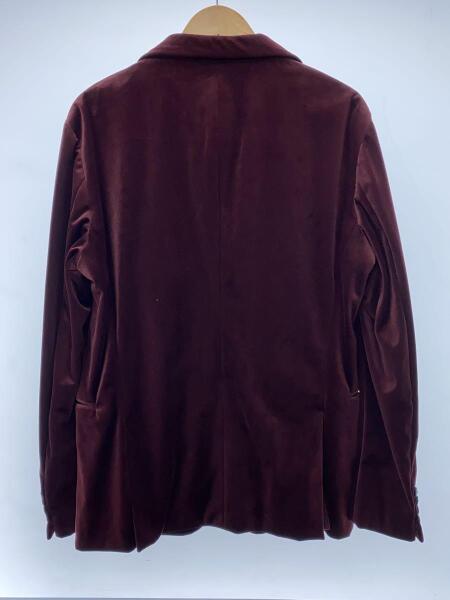ARMANI COLLEZIONI◇テーラードジャケット/52/レザー/BRD/レザー 