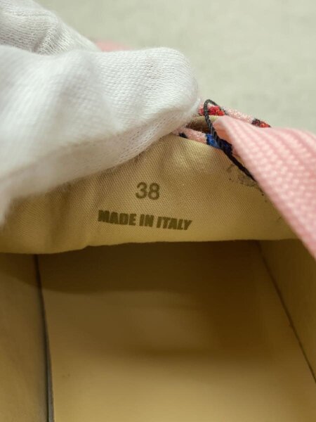 VERSACE(ヴェルサーチェ) / ローカットスニーカー/24cm/PNK/キャンバス