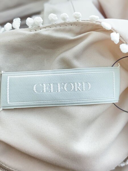 CELFORD(セルフォード) / 半袖ワンピース/36/ポリエステル/GRY/無地