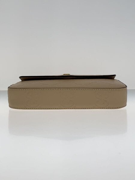 GUCCI(グッチ) / GG スーパーミニ ショルダーバッグ/レザー/BEG/総柄