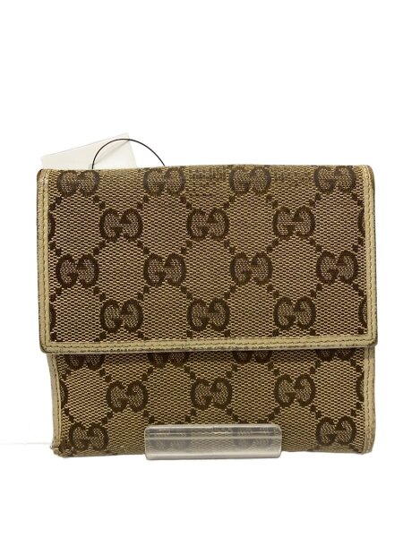 GUCCI(グッチ) / 2つ折り財布/--/BRW/総柄/レディース/141411/GG柄
