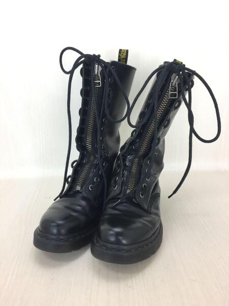 Dr.Martens(ドクターマーチン) / ロングブーツ/UK4/BLK/レザー/rimba 