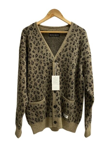 WACKO MARIA(ワコマリア) / LEOPARD MOHAIR CARDIGAN/L/モヘア 