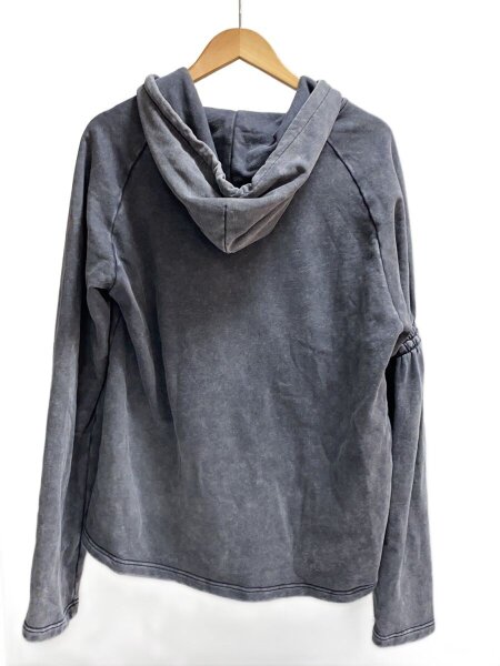 SYUMAN.(シュウマン) / 25SS/Wave gather Acid Hoodie/2/コットン/GRY 