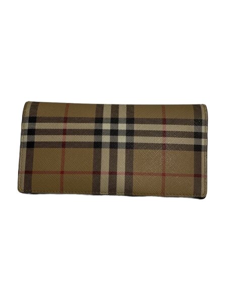 BURBERRY(バーバリー) / 長財布/PVC/BEG/ノバチェック/メンズ/8069819 
