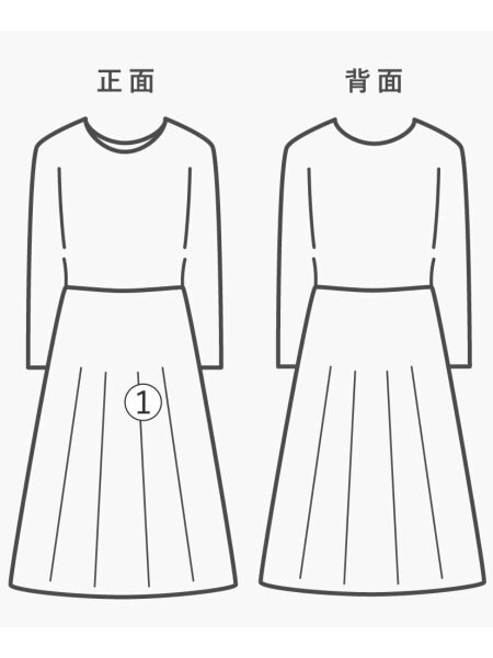 allureville(アルアバイル) / 23AW/ソフトコクーンジャンパードレス/1