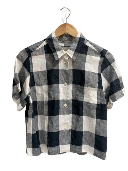 MARGARET HOWELL(マーガレットハウエル) / LARGE CHECK LINEN/半袖 