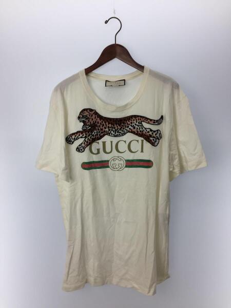 GUCCI(グッチ) / 493117-X9X99/レオパード/オールドロゴ/Tシャツ/XL 