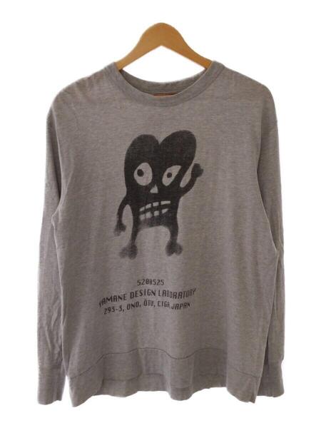 YAMANE DELUXE(ヤマネデラックス) / 袖プリントロンT/長袖Tシャツ/38 