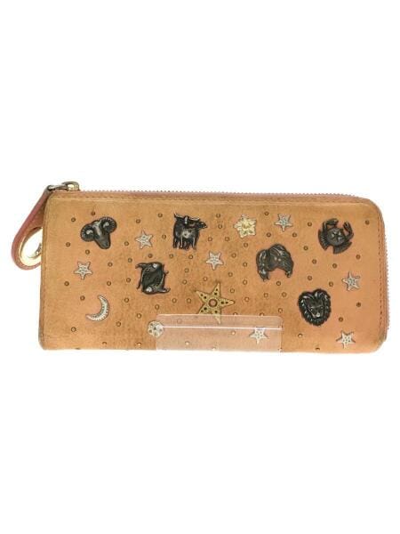 JIMMY CHOO(ジミーチュウ) / 長財布/レザー/スタッズ/星座/ベージュ 