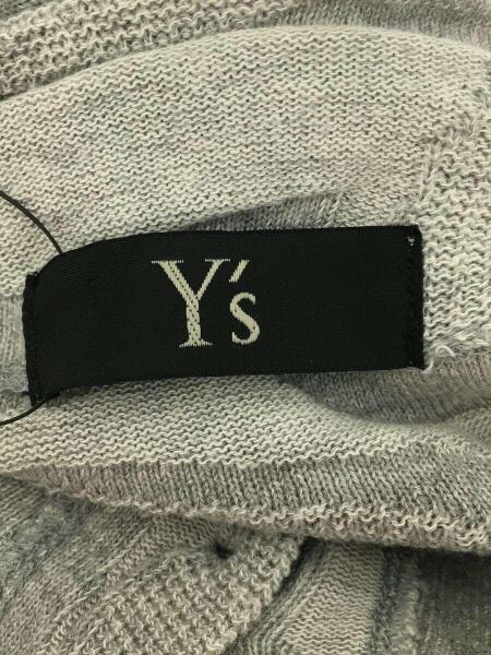 Y's ワイズ パネル半袖カーディガン 青 ブルー 黒 ブラック Y's ワイズ パネル半袖カーディガン 青 ブルー 黒 ブラック Y's ワイズ