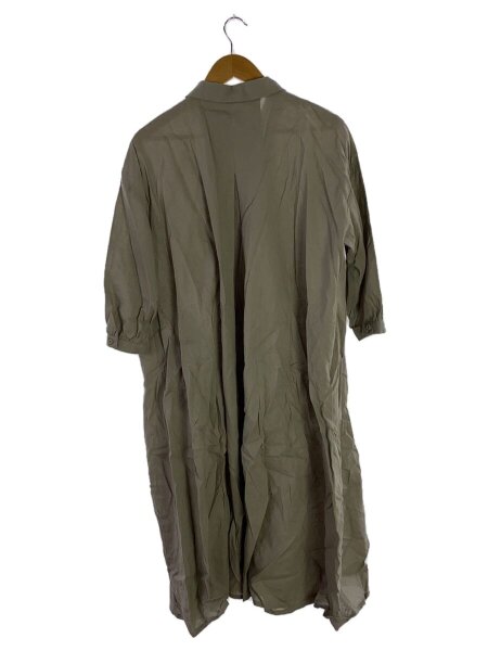 ｵｵｶﾐとﾌｸﾛｳ / シャツワンピース/--/リネン/BEG/無地/portom1947// ｵｵｶﾐとﾌｸﾛｳ(オオカミトフクロウ) / シャツワンピース/--/リネン/BEG