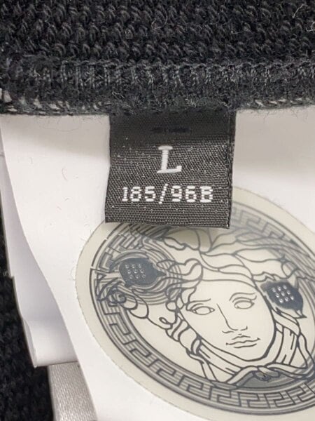 VERSACE(ヴェルサーチェ) / ジップパーカー/L/コットン/BLK/1011854