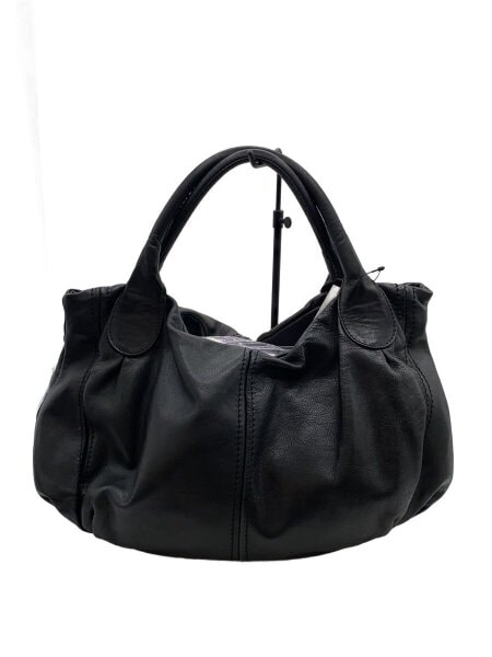 theory(セオリー) / ハンドバッグ/レザー/BLK | 中古品の販売・通販 