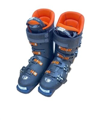 【中古品】Salomon スキーブーツ ネイビー/グリーン　27.5　使用感あり salomonのスキーブーツ検索結果|古着・中古品の通販サイト セカンド