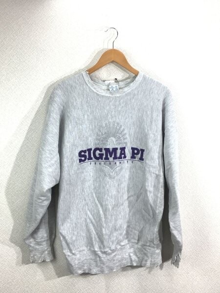 90s古着】championチャンピオン リバースウィーブカレッジプリントL 90s古着】championチャンピオン リバースウィーブカレッジプリントL