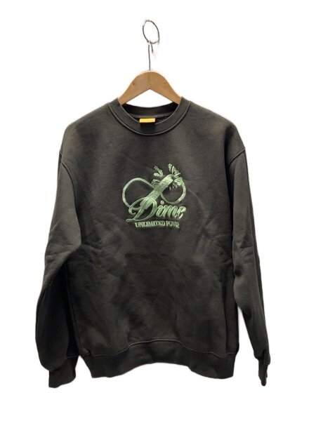 Dime(ダイム) / Cursive Power Crewneck/スウェット/M/コットン/KHK 