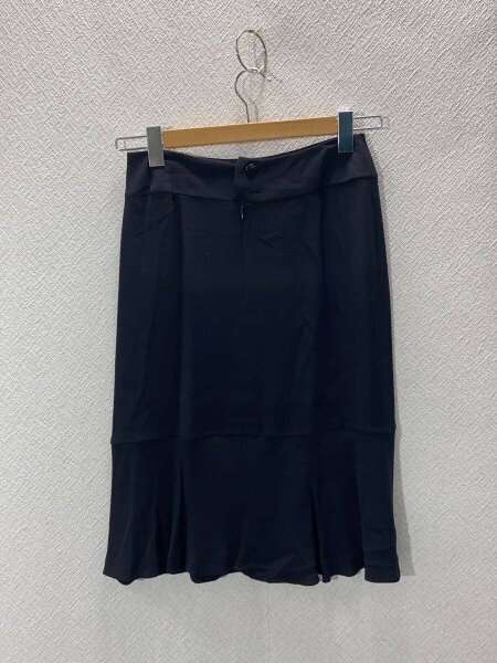 CHANEL(シャネル) / スカート/38/シルク/BLK/無地/P16769V09642/? NULL