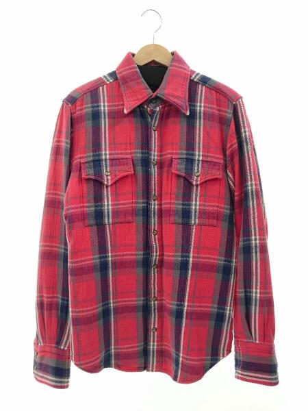 TMT(ティーエムティー) / ネルシャツ/M/コットン/RED/チェック | 古着 