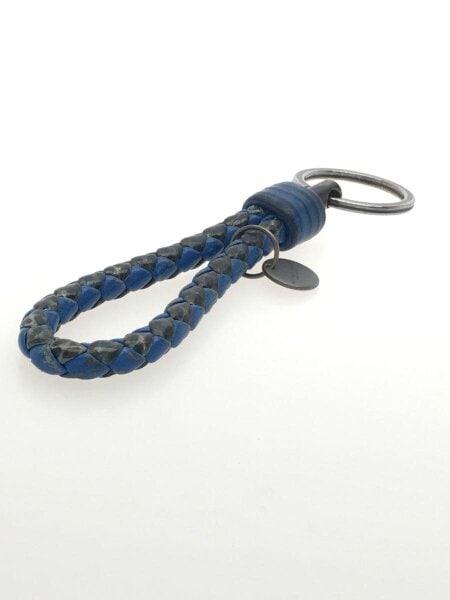 BOTTEGA VENETA(ボッテガヴェネタ) / キーホルダー/レザー/BLU/メンズ
