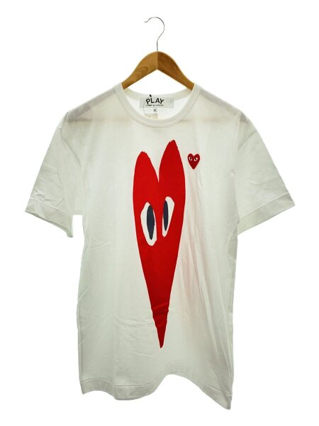 COMME des GARCONS(コムデギャルソン) / Tシャツ/XL/コットン/WHT/AZ 