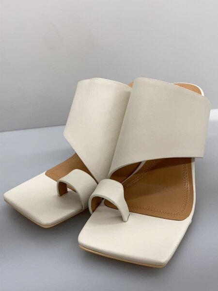 TODAYFUL(トゥデイフル) / サンダル/37/WHT/レザー/square leather 