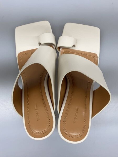 TODAYFUL(トゥデイフル) / サンダル/37/WHT/レザー/square leather 