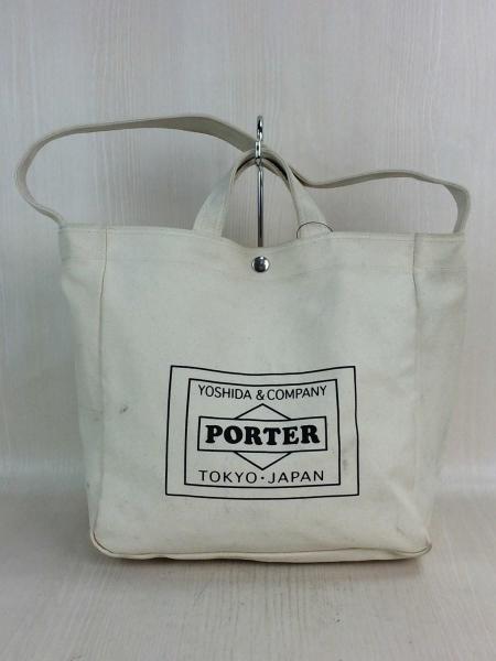 PORTER(ポーター) / ×ローワーケース/2WAYトートバッグ/キャンバス/IVO 